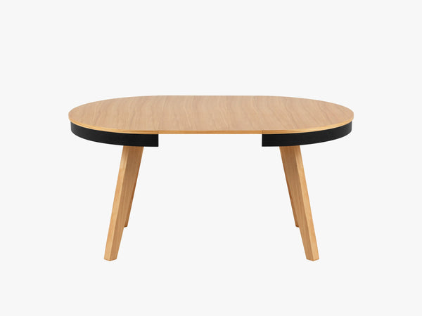 Extendable Wooden Dining Table – Modern Rectangular 4–8 Seater