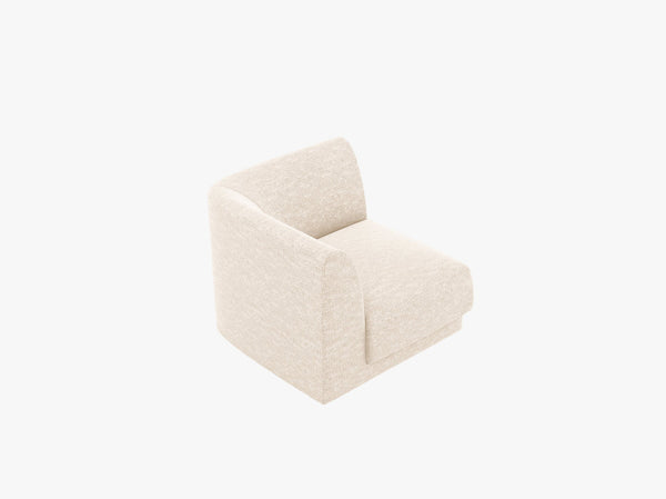 Modular Corner Sofa Unit – Upholstered Corner Seat Module W90
