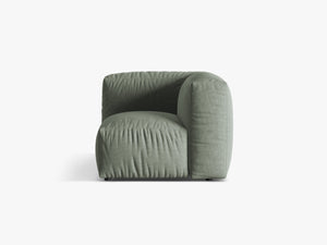 Modular Corner Sofa Unit – Soft Cloud Style Upholstered Corner Module W106
