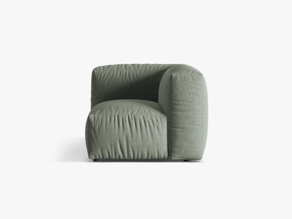 Modular Corner Sofa Unit – Soft Cloud Style Upholstered Corner Module W106