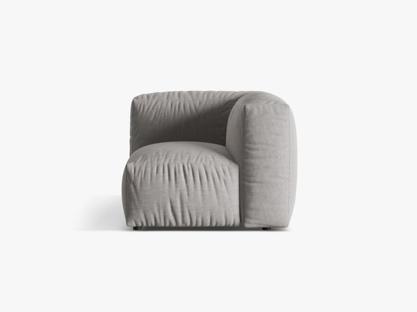 Modular Corner Sofa Unit – Soft Cloud Style Upholstered Corner Module W106