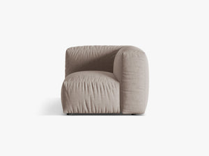 Modular Corner Sofa Unit – Soft Cloud Style Upholstered Corner Module W106