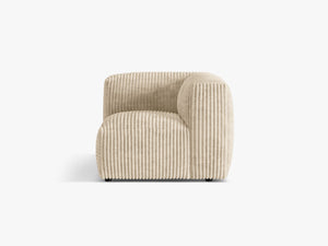 Modular Corner Sofa Unit – Soft Cloud Style Upholstered Corner Module W106