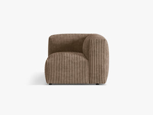Modular Corner Sofa Unit – Soft Cloud Style Upholstered Corner Module W106
