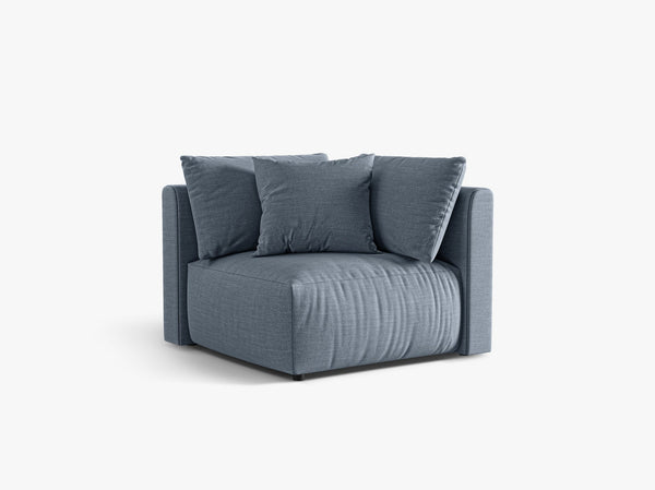 Modular Corner Sofa Unit – Upholstered Lounge Corner Module W100