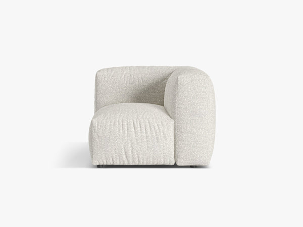 Modular Corner Sofa Unit – Soft Cloud Style Upholstered Corner Module W106