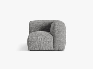 Modular Corner Sofa Unit – Soft Cloud Style Upholstered Corner Module W106