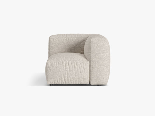 Modular Corner Sofa Unit – Soft Cloud Style Upholstered Corner Module W106