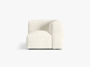 Modular Corner Sofa Unit – Soft Cloud Style Upholstered Corner Module W106