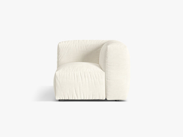 Modular Corner Sofa Unit – Soft Cloud Style Upholstered Corner Module W106