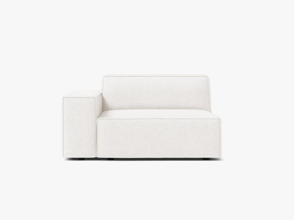 Modular Sofa Armrest Section – Upholstered Seat Extension Module W102