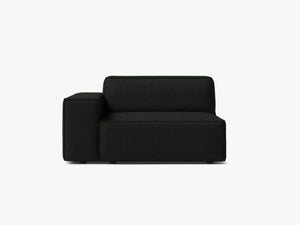 Modular Sofa Armrest Section – Upholstered Seat Extension Module W102