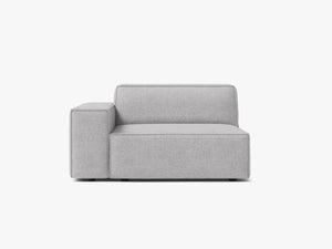 Modular Sofa Armrest Section – Upholstered Seat Extension Module W102