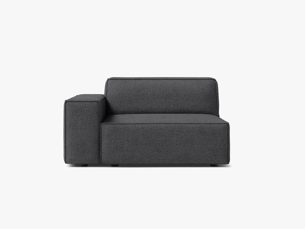 Modular Sofa Armrest Section – Upholstered Seat Extension Module W102
