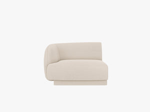 Modular Sofa Armrest Unit – Medium-Firm Comfort & Flexible Design W90