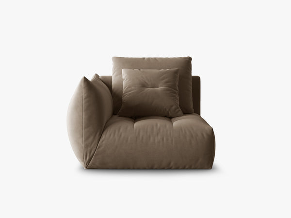 Modular Sofa Armrest Section – Upholstered Lounge Module W116