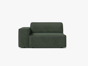Modular Sofa Armrest Section – Upholstered Seat Extension Module W102