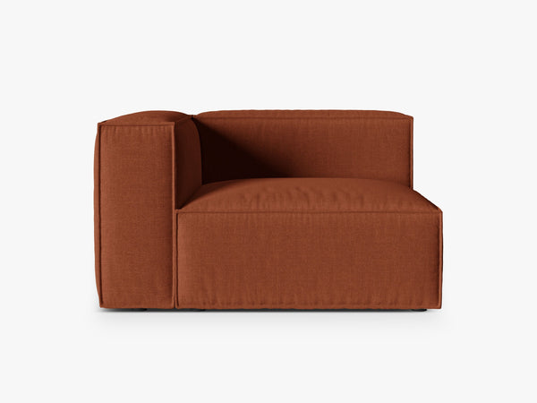 Modular Sofa Armrest Section – Ultra Soft Feather Fill Lounge Module W125