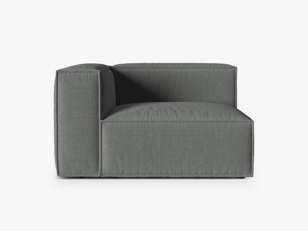 Modular Sofa Armrest Section – Ultra Soft Feather Fill Lounge Module W125