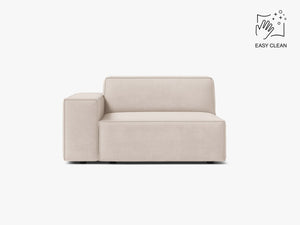 Modular Sofa Armrest Section – Upholstered Seat Extension Module W102
