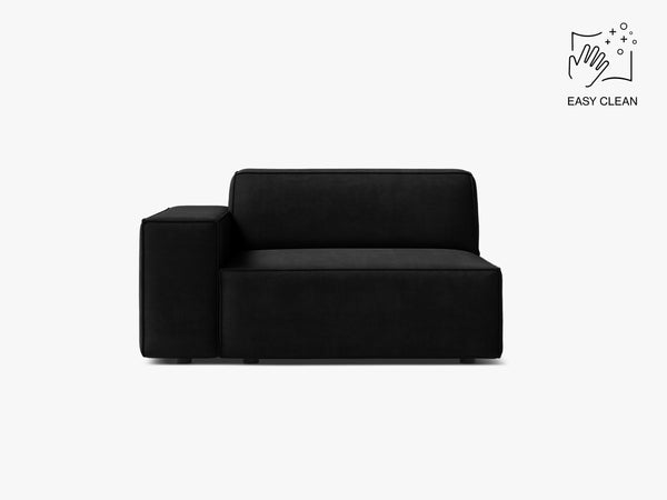 Modular Sofa Armrest Section – Upholstered Seat Extension Module W102