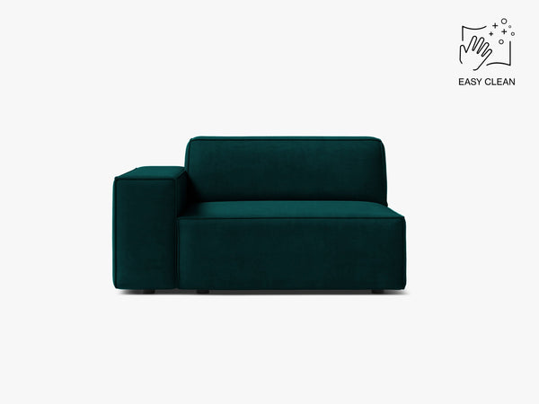 Modular Sofa Armrest Section – Upholstered Seat Extension Module W102