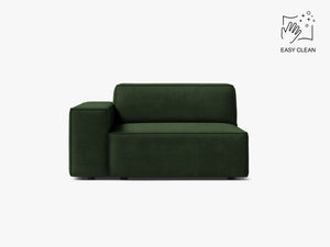 Modular Sofa Armrest Section – Upholstered Seat Extension Module W102