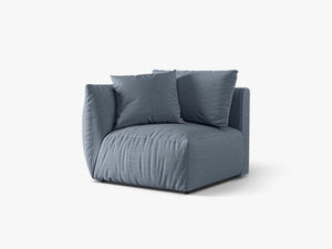 Modular Sofa Armrest Section – Upholstered Lounge Module W110