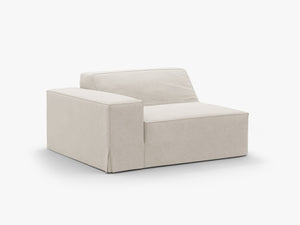 Modular Sofa End Section – Upholstered Armrest Module Seat W102