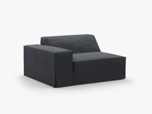 Modular Sofa End Section – Upholstered Armrest Module Seat W102