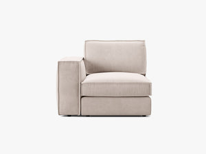Modular Sofa End Section – Upholstered Armrest Seat Module W103