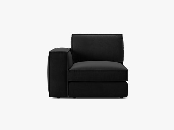 Modular Sofa End Section – Upholstered Armrest Seat Module W103
