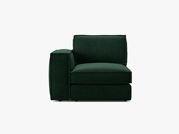 Modular Sofa End Section – Upholstered Armrest Seat Module W103