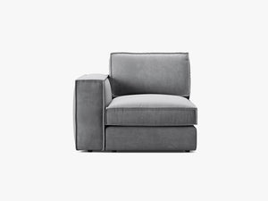 Modular Sofa End Section – Upholstered Armrest Seat Module W103