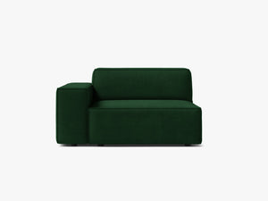 Modular Sofa Armrest Section – Upholstered Seat Extension Module W102