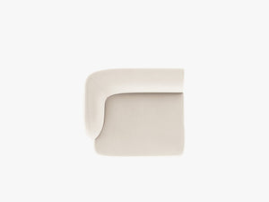 Modular Sofa Armrest Unit – Medium-Firm Comfort & Flexible Design W90