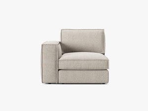 Modular Sofa End Section – Upholstered Armrest Seat Module W103
