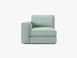 Modular Sofa End Section – Upholstered Armrest Seat Module W103