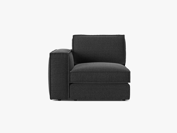 Modular Sofa End Section – Upholstered Armrest Seat Module W103