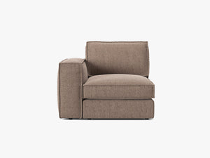 Modular Sofa End Section – Upholstered Armrest Seat Module W103