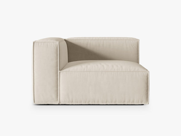 Modular Sofa Armrest Section – Ultra Soft Feather Fill Lounge Module W125