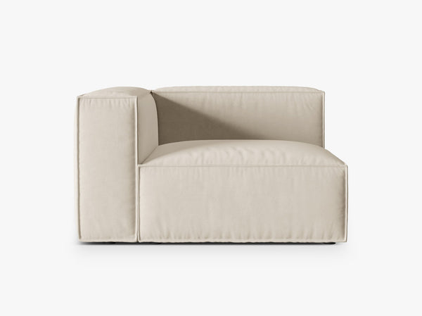 Modular Sofa Armrest Section – Ultra Soft Feather Fill Lounge Module W125