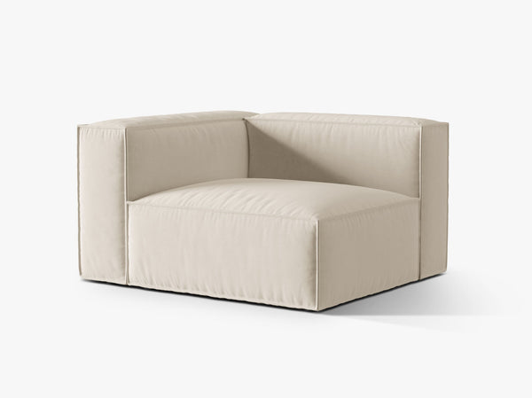 Modular Sofa Armrest Section – Ultra Soft Feather Fill Lounge Module W125