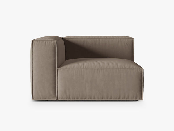 Modular Sofa Armrest Section – Ultra Soft Feather Fill Lounge Module W125