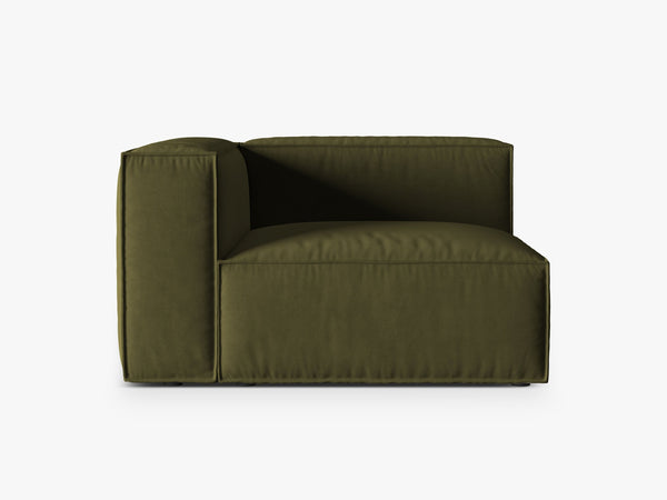 Modular Sofa Armrest Section – Ultra Soft Feather Fill Lounge Module W125