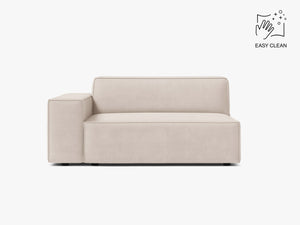 Modular Sofa Armrest Section – Upholstered Corner Extension Module W122