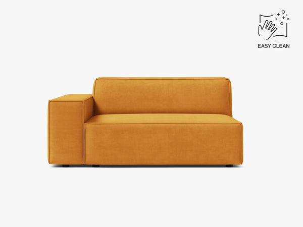 Modular Sofa Armrest Section – Upholstered Corner Extension Module W122