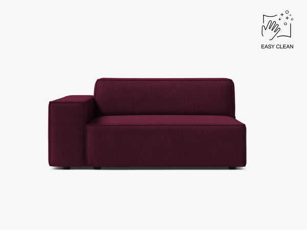 Modular Sofa Armrest Section – Upholstered Corner Extension Module W122