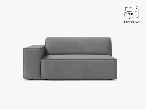 Modular Sofa Armrest Section – Upholstered Corner Extension Module W122