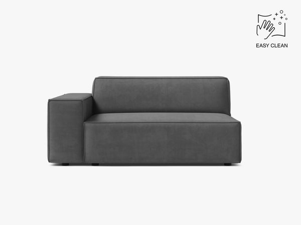 Modular Sofa Armrest Section – Upholstered Corner Extension Module W122